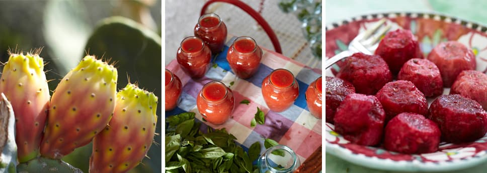Prickly pears and seasonal preserves