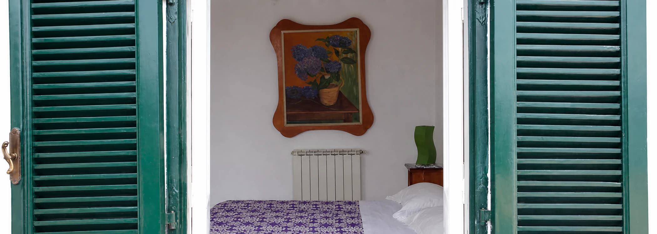 A bright room at La Fenice in Positano