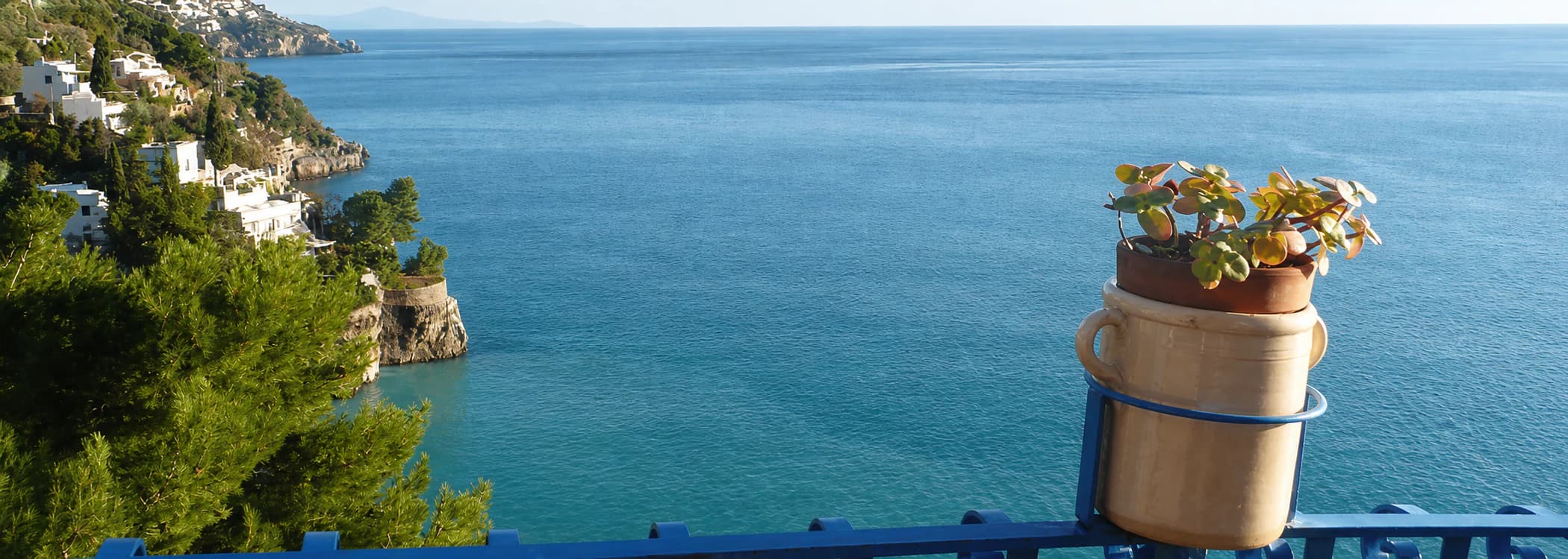 Sea view from La Fenice in Positano
